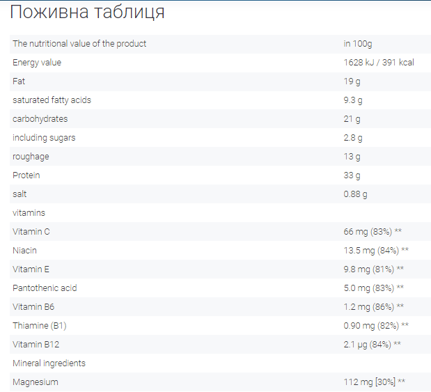 Protein 33% Bar - 50g Vanilla-Raspberry (Поштучно) 100-73-3255712-20 фото
