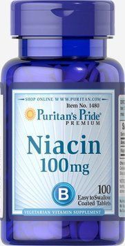 Niacin 100mg - 100tabs 100-90-1899387-20 фото