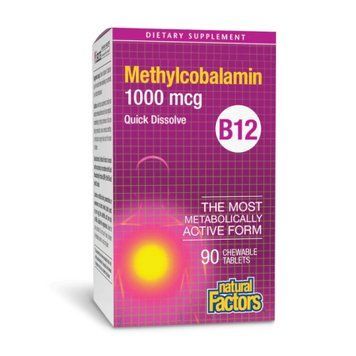 B12 Methylcobalamin 1000 mcg - 90 tabs 2023-10-3806 фото