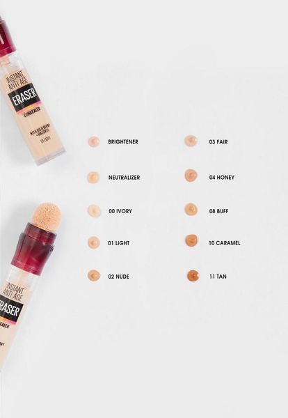 Консиллер для кожи под глазами MAYBELLINE Instant Anti-Age Eraser Eye 02 NUDE 6,8 мл 3600530733859 фото