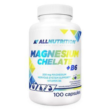 Магній у хелатній формі з вітаміном B6 ALLNUTRITION Magnesium Chelate + B6 5902837752846 фото