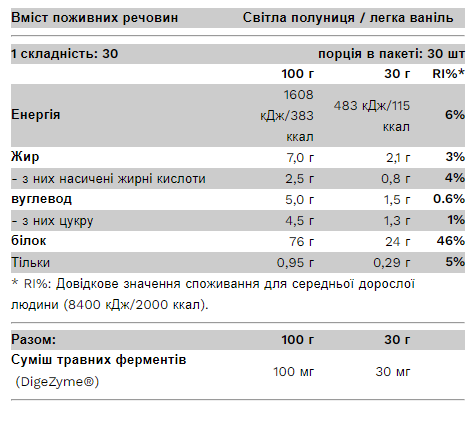 Whey Light - 900g Strawberry 2022-09-09861 фото