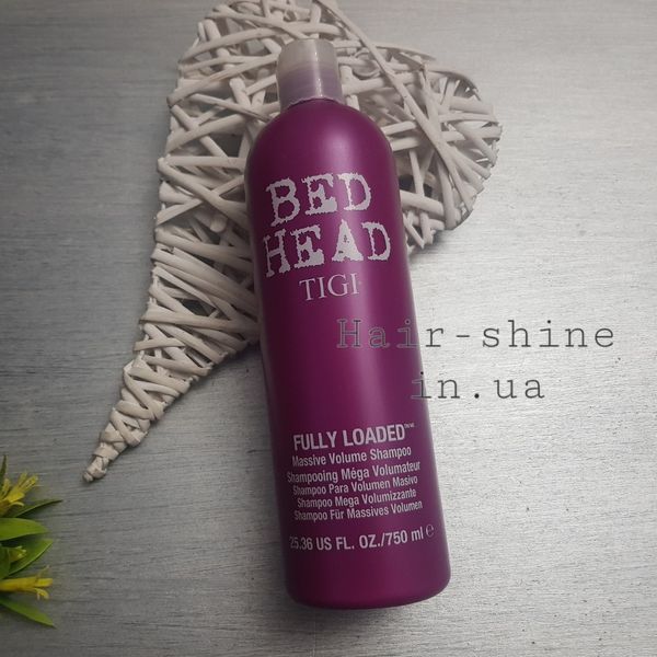 Шампунь для объема волос Tigi Bed Head Fully Loaded Massive Volume Shampoo 750 мл 615908427837 фото