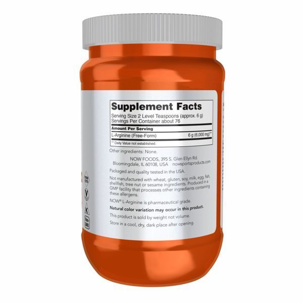 Arginine Powder Pure - 454g 2022-10-2309 фото