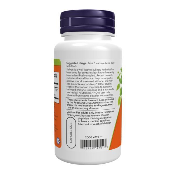Saffron 50mg - 60 vcaps 2023-10-4549 фото